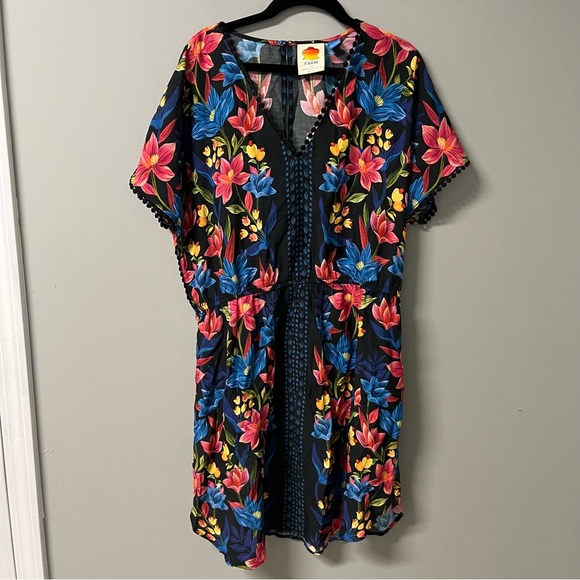 FARM Rio Other - Farm Rio Floral Swim Coverup Mini Dress M